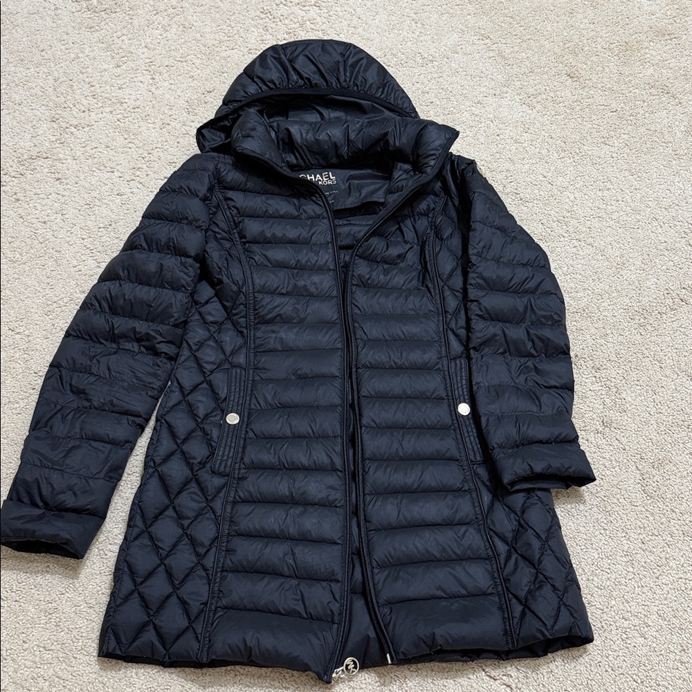 Micheal kors thin packable puffer